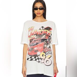 The Laundry Room  Coors Light Racing Oversized Tee in White